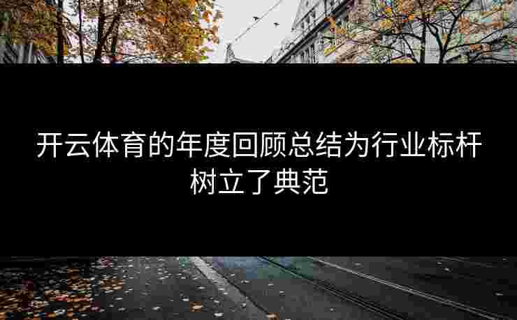 开云体育的年度回顾总结为行业标杆树立了典范